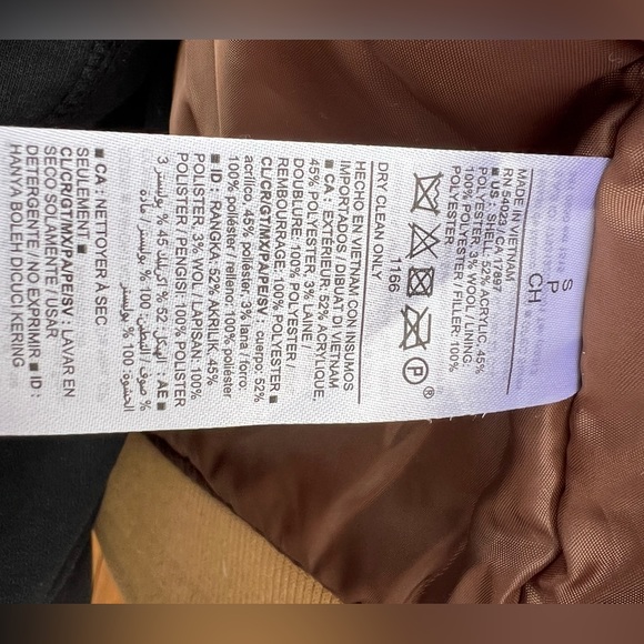 Wool Bomber Jacket Button Up Old Navy - Picture 6 of 9